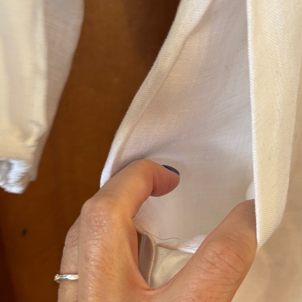DISSH White Linen Mini Dress - Picture 4 of 6